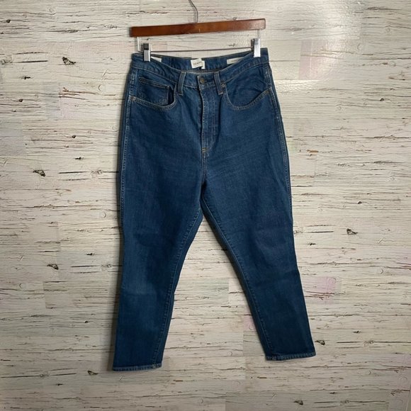 Denim forum the Angelica high rise slim jeans blue size 32 Aritzia - Picture 1 of 11